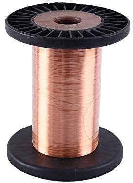 Kupferlackdraht, 0,07mm x 2700m Magnetdraht, 100g, Isoliert Wickeldraht Kupferdraht zur Herstellung eines Elektromagnet-Motormodells, Schmuckherstellung
