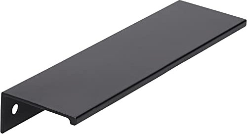 SIRO Griffleiste Crevan LA 128 mm, Länge 145 mm, Aluminium schwarz matt