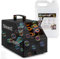 BeamZ B300 Seifenblasenmaschine mit 5L Flüssigkeit, Fernbedienung, 25 Watt, Luftblasenmaschine, Bubble Machine, 10.000 Bubbles pro Minute, Seifenblasen Hochzeit - Schwarz