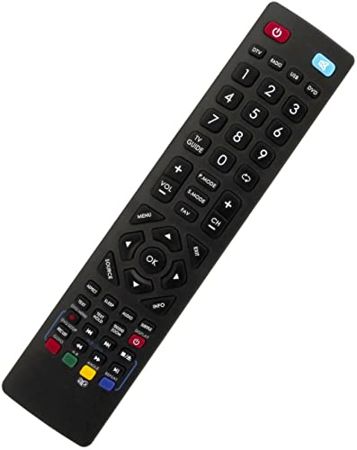 Genuine TV Remote Control Compatible with Technika 24F22B-HD 24F22B-HD-DVD