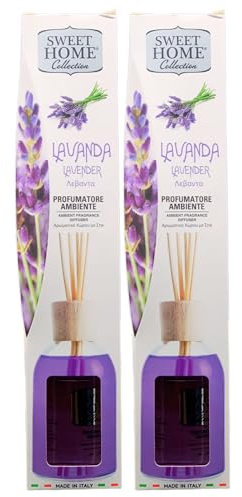 Sweet Home Profumatore Ambiente a Bastoncini -LAVANDA- Il Profumo Che Porta Nella Tua Casa Una Fragranza Unica Leggera Ed Inconfondibile 100ml (2)