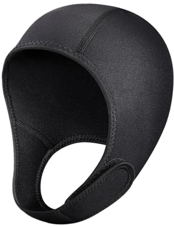 Gralara Cagoule de Plongée, Bonnet de Bain, Fiable, Confortable, Garde Au Chaud, Thermique, pour Sports Nautiques, Hommes, Femmes, Voile, Jeunes