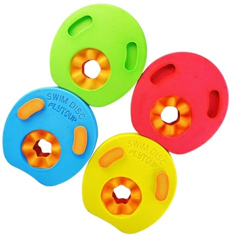 Lot de 4 bracelets colorés en mousse Swi mming Buoy Disques pour enfants et adultes