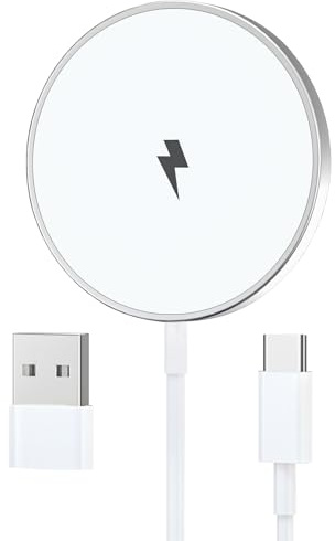 Induktionsladdare iPhone 1M, 15W Mag-Safe laddare för Apple iPhone 17/16 Pro/15 Pro Max/15 Plus/15/14/14 Plus/13/12 Mini, trådlös laddare i-telefon snabbladdning induktion laddare | Induktionsladdare för mobiltelefon trådlös laddare för iPhone 17/16/15 Pro Max/15/15 Pro/15/14/14 Plus