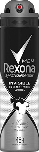 Rexona Men Deospray Invisible on black + white clothes Anti-Transpirant 150 ml, 6er Pack (6 x 150 )