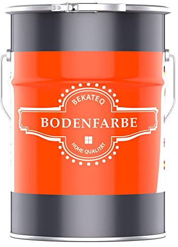 Bekateq BE-700 betongfärg svart, 2,5 l golvbeläggning och golvfärg för utomhus- och inomhusbruk, betongtätning och nötningsbeständig golvbeläggning för verkstadsgolv, källare, garage och industri