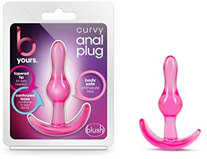 Blush B Yours Curvy Anal Plug Pink 8.4 cm