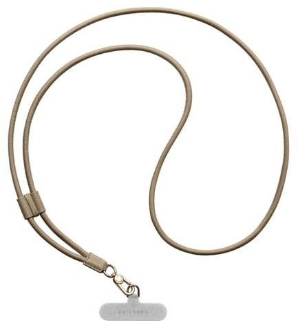 CASETiFY Pebbled Cord Phone Strap - Greige