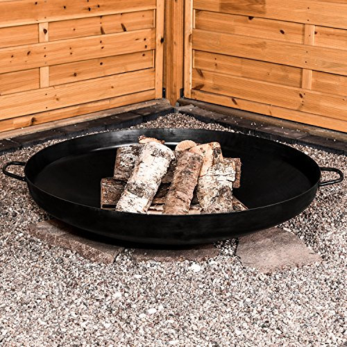 Garten Kumpel Klöpperboden mit Griffen Ø 79 cm Madrid Feuerschale Pflanzschale 41002