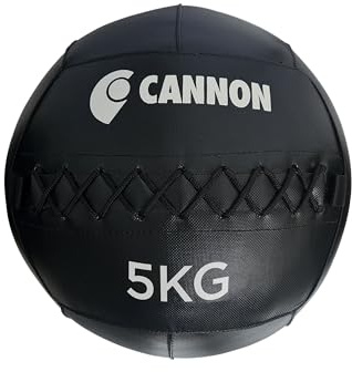 CANNON - Balón Medicinal de Pared 3, 5, 7, 8, 9, 10 o 12 kg. Entrenamiento Funcional, Cruzado y de Tronco, Crossfit, Fitness, Gimnasio (5)