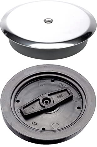 Tapa Bote Sifonico Baño - Expansion -【 EVITA OLORES 】 Ø 110 mm - INOXIDABLE