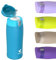 AORIN Trinkflasche - 350ml - 18/8 Edelstahl Wasserflasche Auslaufsicher -Trinkflasche Kinder mit Strohhalm BPA-Frei | Schule, Sport, Wasser, Fahrrad