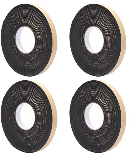 HDGSAFD 4 Piezas De Cinta Para Espacios De Estufa, Cinta A Prueba De Polvo, Tira De Sellado Multifuncional, Cinta Resistente Al Calor, Adecuada Para Estufas, Fregaderos, Ventanas, Etc.