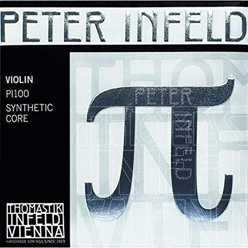 Thomastik Cuerda para violín 4/4 Peter Infeld - cuerda Sol núcleo sintético, entorchado plata, medio