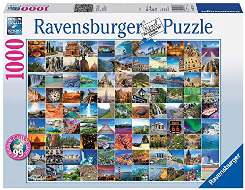 Ravensburger Puzzle 19371-99 Beautiful Places on Earth - 1000 Teile, Grey