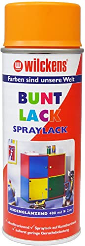 Wilckens Spraylack Buntlack Seidenglanz, 400 ml, Ral 2003 Pastellorange