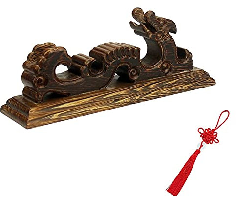 Waffenständer, Schwerthalter, Katana-Ständer, Waffenständer, Schwertständer aus massivem Holz, Samurai-Schwertständer, Katana-Ausstellungsständer, dekorativer Schwertaufhänger, Schwertständer, Schwert