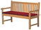 Bankauflage Bankkissen Bankpolster Gartenbankauflage Polsterauflage Sitzauflage Sitzkissen Gartenbank 150 x 47 cm Bordeaux rot hochwertig Made in Germany