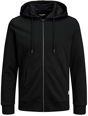 JACK & JONES Male Kapuzenjacke Plus Size Einfarbig Kapuzenjacke