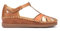 Pikolinos Halboffene Schuhe in Leder CADAQUES für Frauen Farbe Brandy