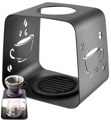 Pour Over Kaffebryggare, Kaffedroppsbas för kaffekännare, Kaffebryggare Tillbehör för husvagn, picknick, resor, camping