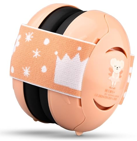 Schallwerk ® Mini+ (Koala Peach) - Ohrenschützer für Kleinkinder - Hochwertige Lärmschutz Kopfhörer Kinder - Gehörschutz Kinder, Gehörschutz Baby, Ohrenschützer Baby Kopfhörer Lärmschutz