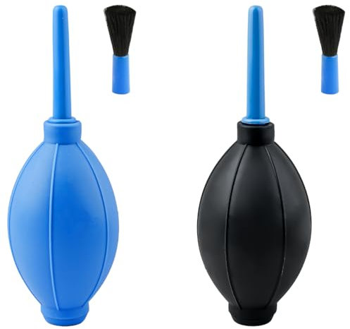 Lotsdonxia Air Blower & Soft Brush Cleaner Pump – Large Airflow Powerful Dust Removal Tool for Cameras, Keyboards, Lenses, Microscopes, Phones