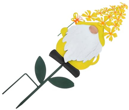 VICASKY Solar Lawn Light Gnome Statue Funny Outdoor Decor for Garden Patio Night Lights Solar Powered