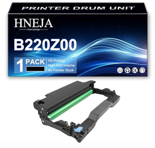 Unità Tamburo Di Ricambio B220Z00, Unità Di Imaging Compatibile B220Z00 per Lexmark B2236dw MB2236adw MB2236adwe Stampante,Black-1 Pack