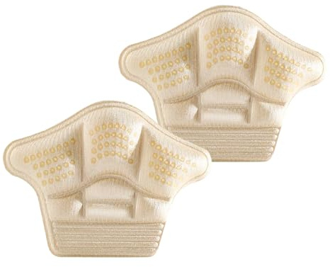 Almohadillas acolchadas para la parte posterior del talón, cómodas almohadillas para el talón, zapatos sueltos demasiado grandes | Empuñaduras de malla reutilizables para mujeres y hombres, cojines