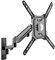 ProperAV Gas Spring Swing Arm TV Wall Bracket 23'' 24 28 32 37 40 42 43 46 49 VESA Max 400x400 Black