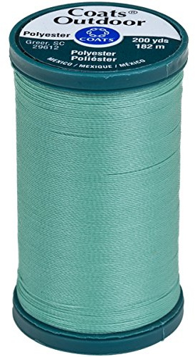 Coats Outdoor Living Thread 200yd, Caribbean Blue
