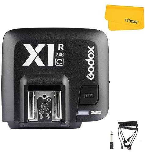 Godox X1R-C TTL Receptor Inalámbrico 2.4G Flash HSS 1/8000s 32 Canales Control Remote Receptor Inalambrico Disparador para Canon EOS 650D 600D 550D 500D 5D Serie Cámaras
