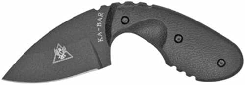 KA-BAR TDI Investigator Fixed Blade Knife 2.71 Drop Point AUS-8 Black Blade Nylon Handle Black