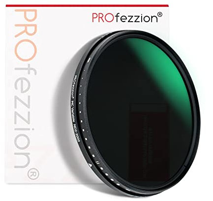 PROfezzion 77mm ND Variable Neutral Density ND2-ND2000 Adjustable 11 Stop for Nikon AF-S 20mm f1.8G Ed, for Canon EF 16-35mm f4L, Sigma 24mm f1.4 DG HSM Lens Phoyography