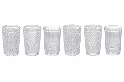 Villa d'Este Home Tivoli Blend - Juego de 6 vasos de cristal de 350 ml