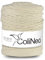 ColiNea Cordón de Algodón con Núcleo de Algodón 5mm 200m Cuerda Trenzada Macramé Jardín Manualidades DIY (Marfil)