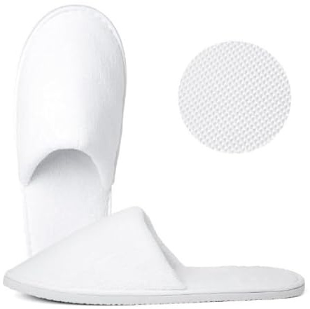 EQLEF Chaussons Doux en Corail Velours - Semelle Antidérapante 8mm Réutilisable pour Hôtel, Spa, Voyage et Famille - pour Hommes et Femmes, Invités