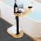 Badewannen Beistelltisch C Form, Beistelltisch Höhenverstellbar Klein, Badewanne Bambus Tablett, Untertisch Für Couch Und Bett, Modern Mobiler Kaffeetisch Side Table Für Wohnzimmer Und Schlafzimmer