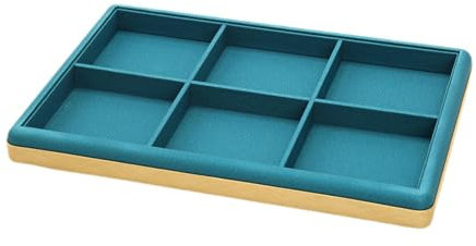 Amagogo Bracelet Display Tray Bangle Holder Multipurpose Empty for Drawer Jewelry Organizer Jewelry Tray for Vendors Show Selling, Green