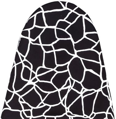 Umiin Ironing Board Cover, 115 × 35 cm, Extra Large Ironing Board Covers with 6 mm Thick Felt Padding, Cotton Top, Straps and Hook