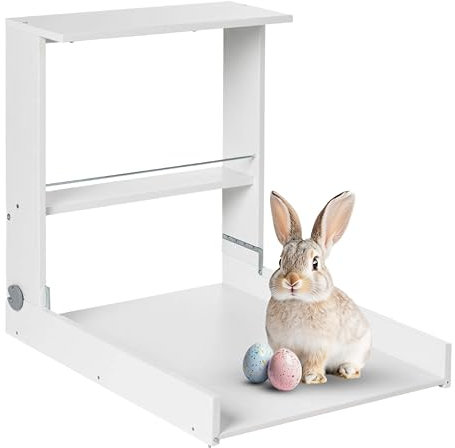 Geuther Wand Wickelregal Wicki I Wickeltisch klappbar inkl. Wickelauflage I Platzsparende Wickelkommode klappbar für Babyzimmer I Wandwickeltisch mit Regalfach I Wickelunterlage abwaschbar | Weiß