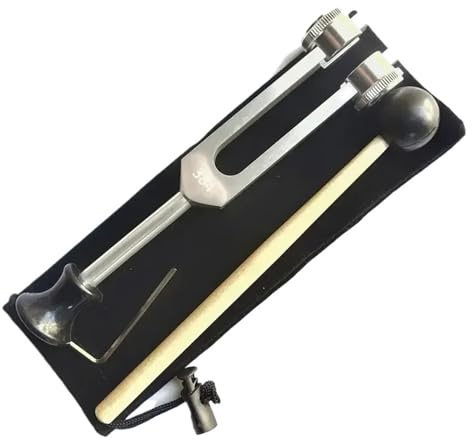 Stämgaffelset aluminium stämgaffel 256 Hz, 432 Hz, 384 Hz, 528 Hz med bas resonans stämgaffelset (384 Hz)