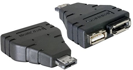 Delock Adapter Power-Over-eSATA > 1x eSATA und 1x USB