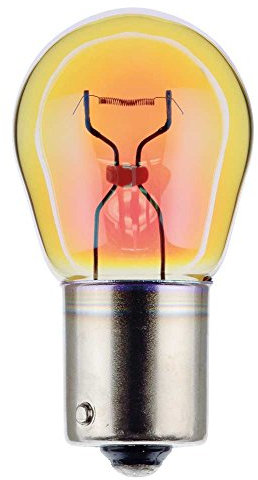 HELLA 8GA 006 841-123 Glühlampe - PY21W - Standard - 12V - 21W - Sockelausführung: BAU15s - Blister - Menge: 2