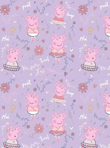 PEPPA PIG 4M ROLLWRAP, papel de envolver para regalos, 4M X 69CM