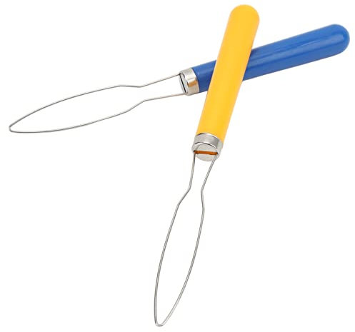 Gancho de Botón, Paquete de 2 Botones Portátiles con Cremallera, Ayuda para Tirar, Herramienta de Costura a Medida, Ayuda para Vestir con Cremallera, con Agarre Antideslizante, Botón Rápido, Enhebrado