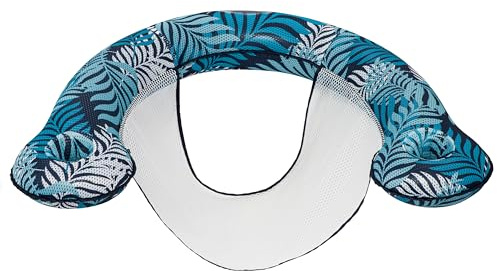 New Aqua Luxury Pool Noodle Chair Float with Adjustable Seat and Two Cup Holders – Blue Fern