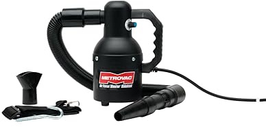 METROVAC - Air Force Sidekick Industrial - Model SK-1-INDV - Handheld Car Air Blower Good for Car Detailing - Variable Speed Control Electric Duster for Removing Dust & Debris from Clothes - 120V