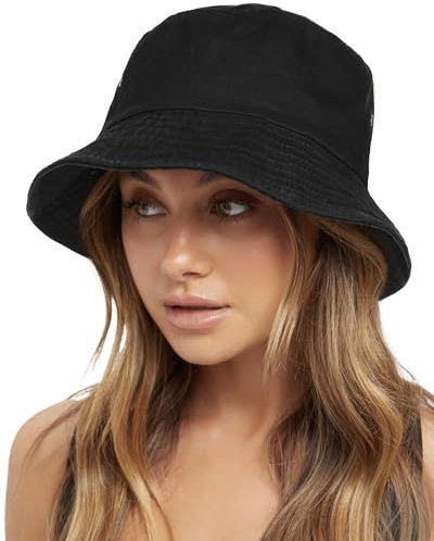 FURTALK Unisex Fischerhut Baumwolle Bucket Hat Verstellbare Sonnenhut für Damen und Herren